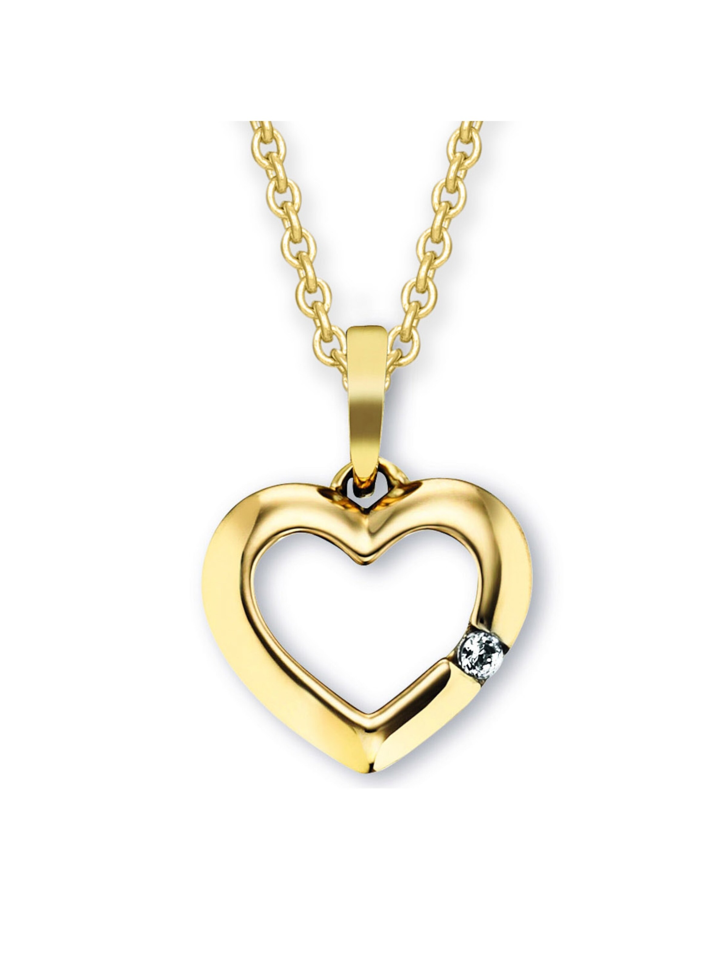 ONE ELEMENT Anhänger 'Herz' in Gold