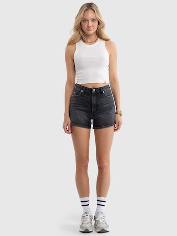 BIG STAR Regular Trousers 'AUTHENTIC GIRL' in Black