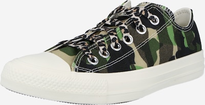CONVERSE Zemie brīvā laika apavi, krāsa - bēšs / zaļš / haki / kaļķa, Preces skats