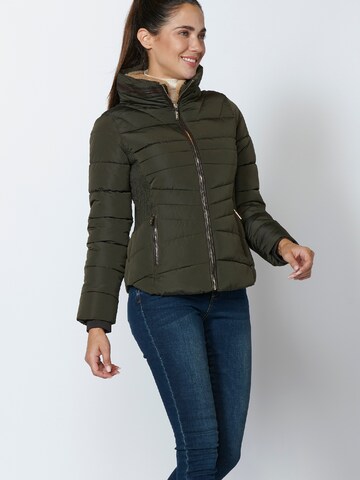 KOROSHI Winterparka in Groen