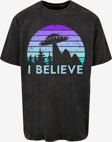 T-Shirt F4NT4STIC en noir : devant