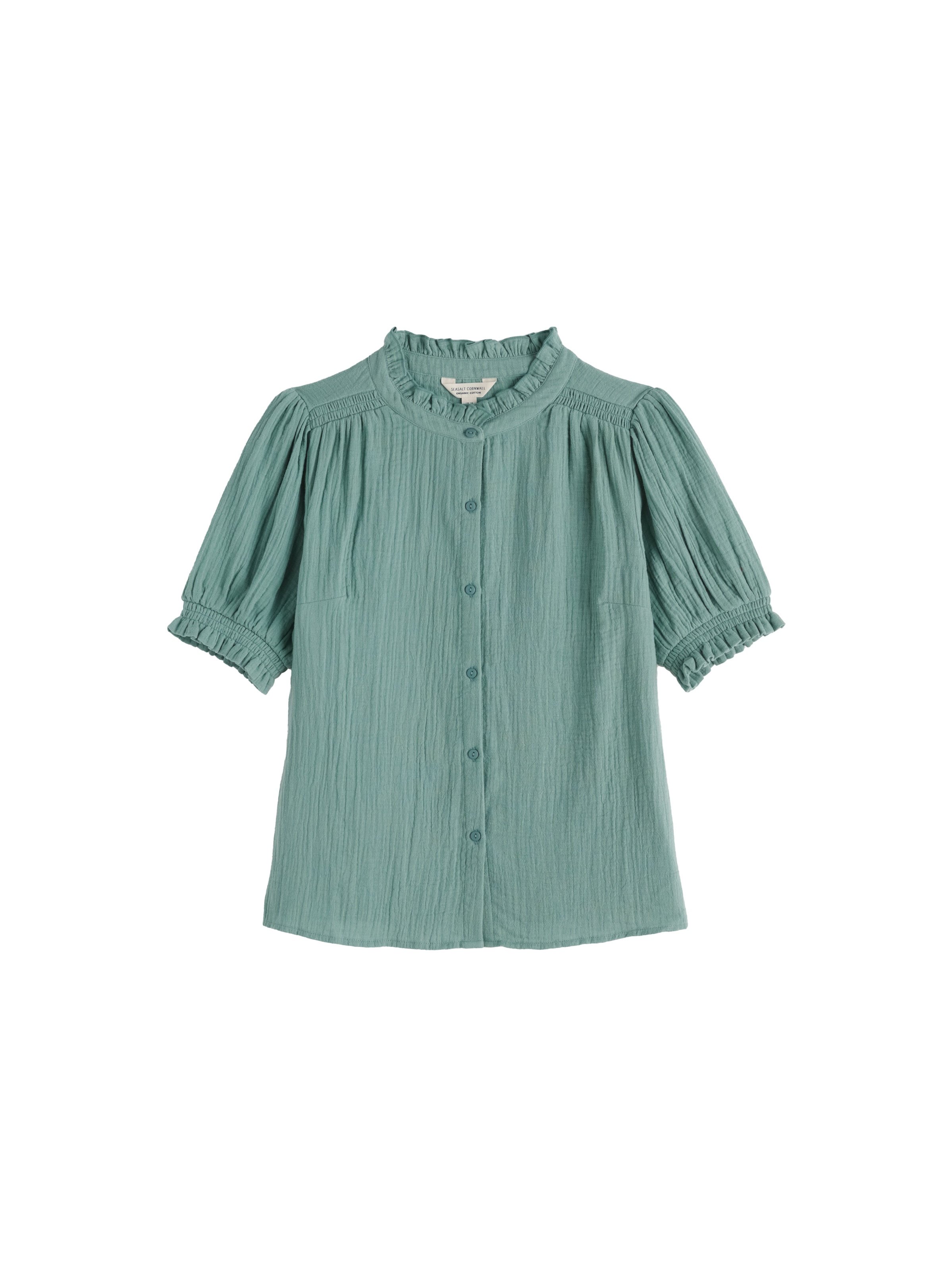 Seasalt Cornwall Blouse 'Shore Path' in Blauw: voorkant