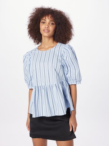 LA STRADA UNICA - Blusa 'Trinny' en azul: frente