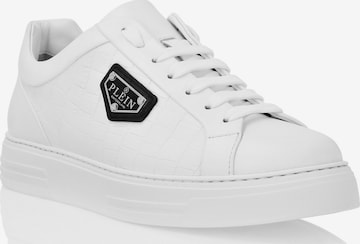 Philipp Plein Sneakers laag in Wit: voorkant