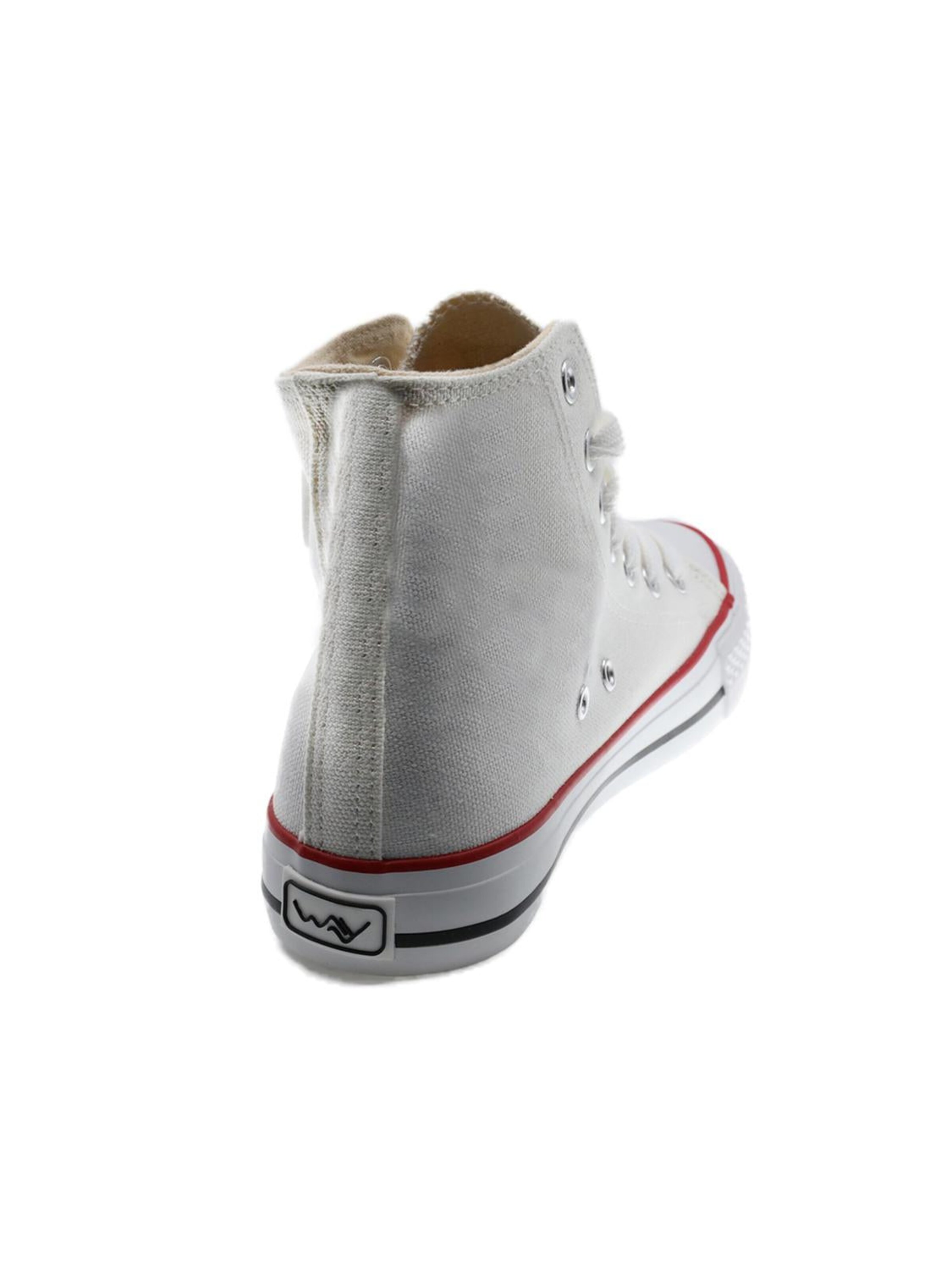 Beppi Sneakers 'Canvas Boot' i hvid