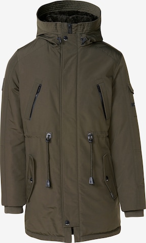 žalia KOROSHI Žieminė striukė: priekis