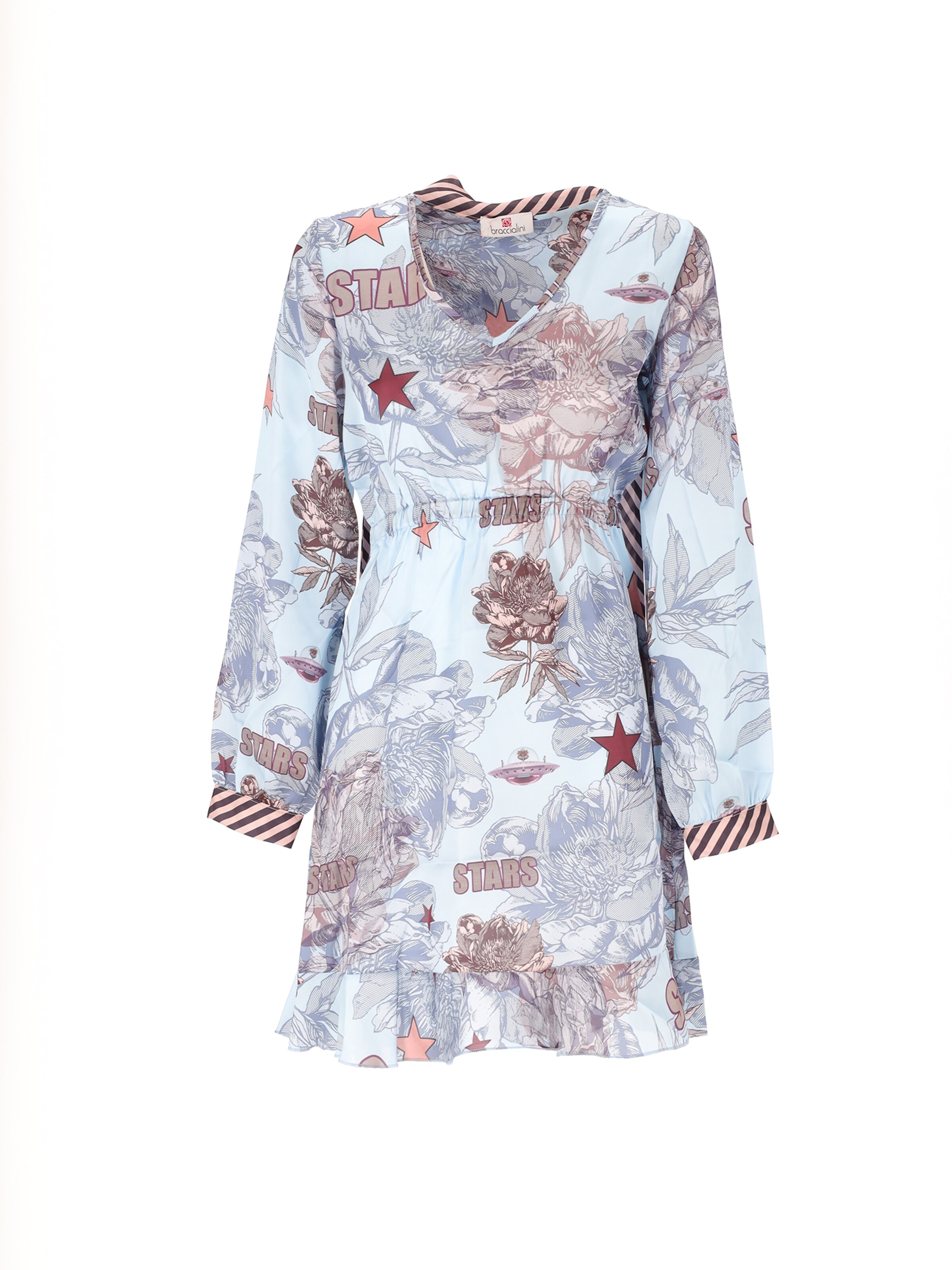 Braccialini Jurk in de kleur Gemengde kleuren, Productweergave