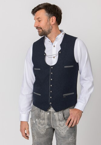 STOCKERPOINT Traditional vest 'Salerio' in Blue: front