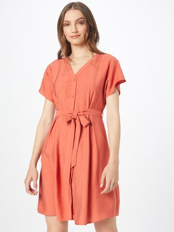 ABOUT YOU - Vestido camisero 'Thora' en naranja: frente