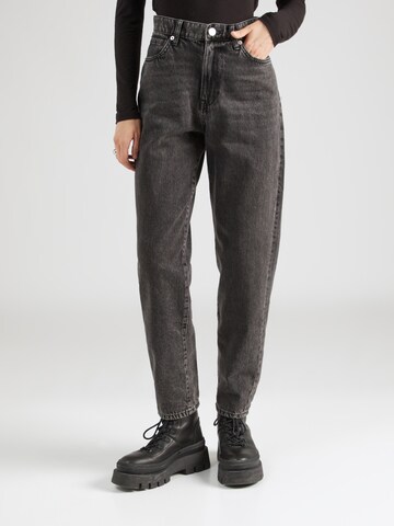 Lindex Tapered Jeans 'Pam' in Grey: front