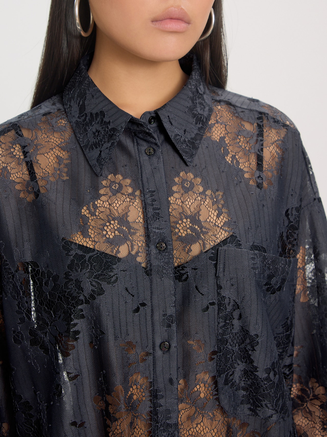 EDITED Novedades Blusa 'Mira' gris
