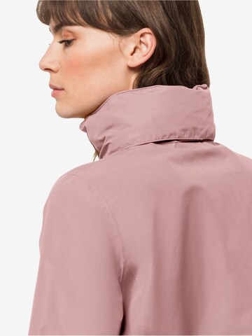 JACK WOLFSKIN Outdoor Jacket 'Stormy Point' in Pink