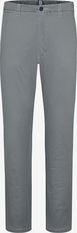 MEYER Regular Chino Pants in Grey: front