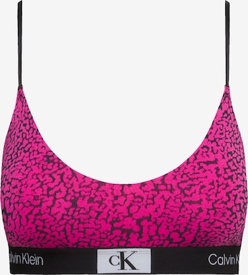 Calvin Klein Underwear Сутиен в розово: отпред