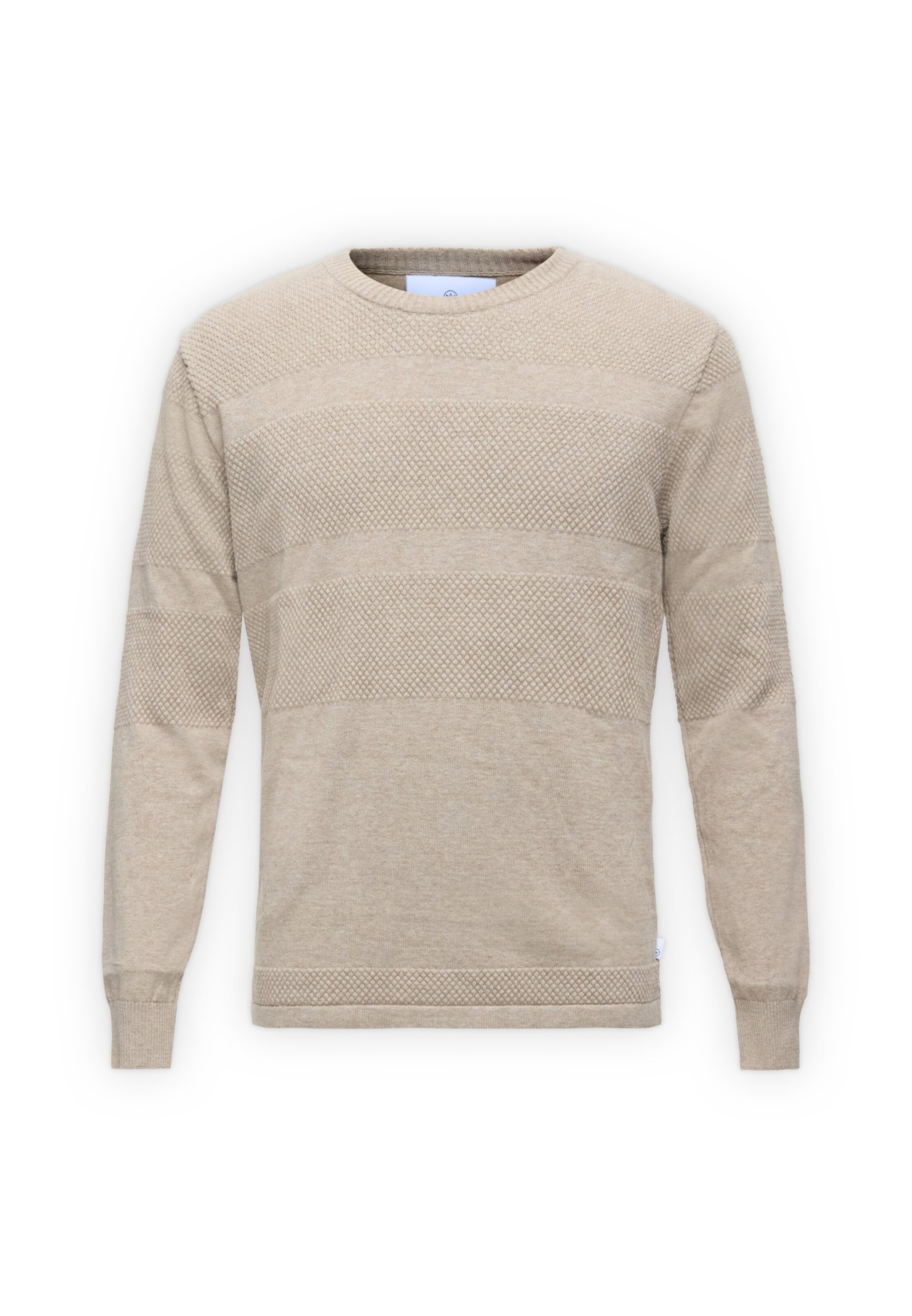 Pullover 'Hannes' di Kronstadt in beige: frontale