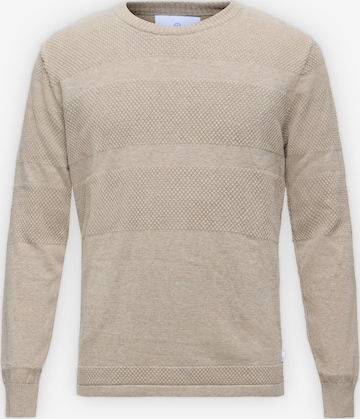 Pullover 'Hannes' di Kronstadt in beige: frontale