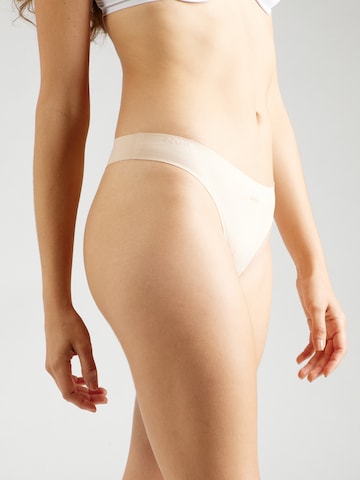 BOSS Black - Tanga en beige: frente