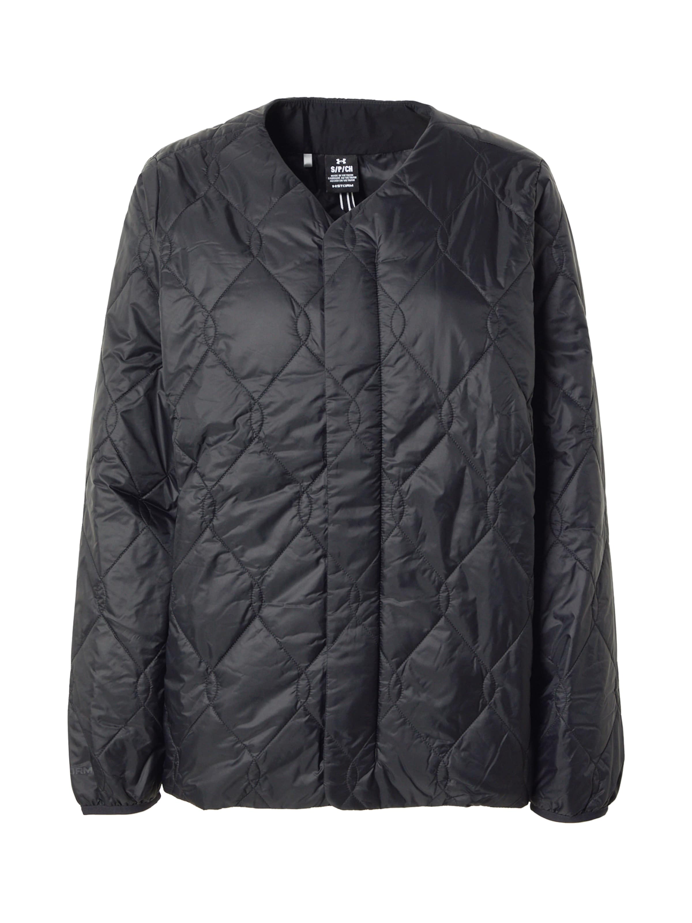 melns UNDER ARMOUR Sporta jaka 'DIAMOND': no priekšpuses