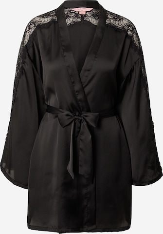 Hunkemöller Short Bathrobe in Black: front