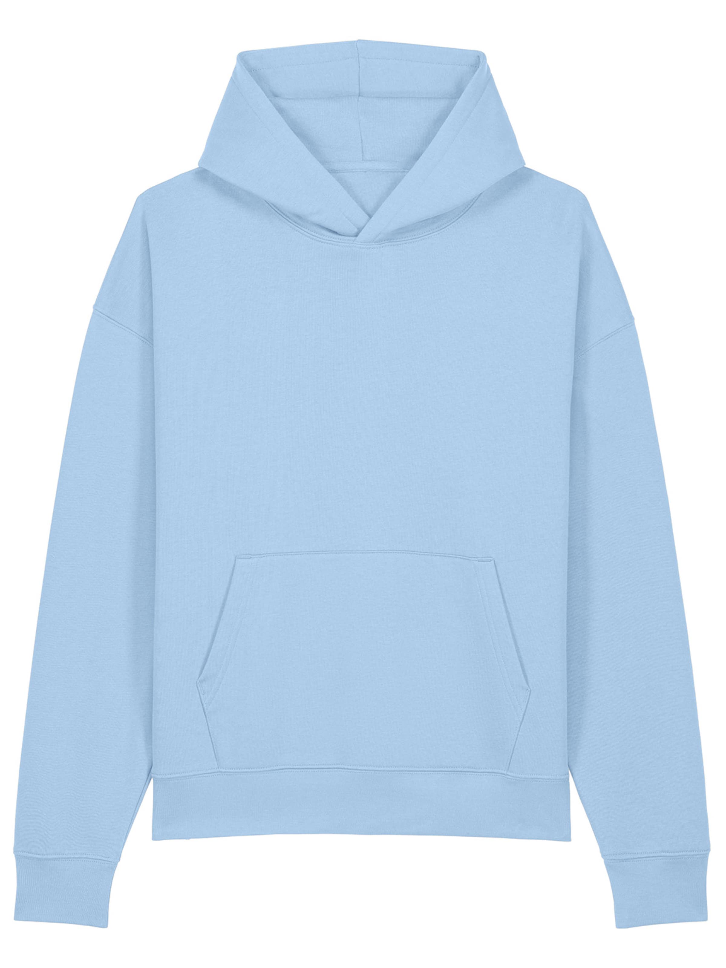 Kultgut Oversized Sweater 'Marie' in Blue: front