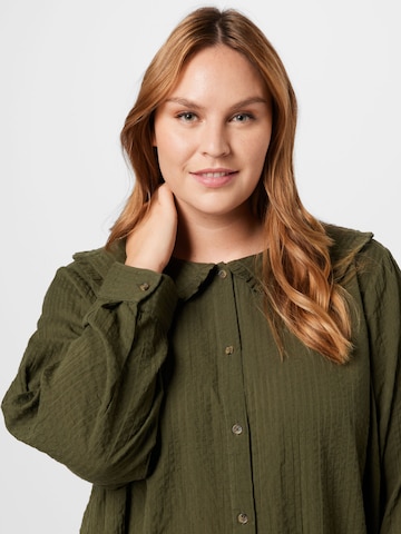 Zizzi Shirt Dress 'LARU' in Green