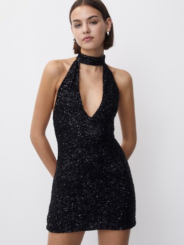 Robe de cocktail Pull&Bear en noir : devant