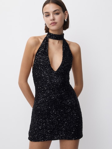 Pull&Bear Cocktail dress in Black: front