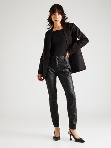 MAC Skinny Broek in Zwart