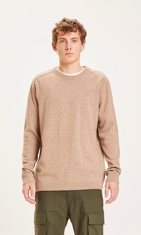 KnowledgeCotton Apparel Pullover 'Field' in Braun: predná strana