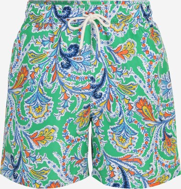 Polo Ralph Lauren Zwemshorts 'TRAVELER' in Groen: voorkant