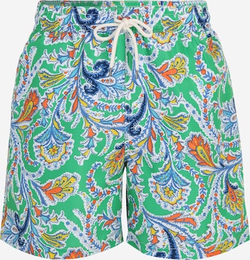 Polo Ralph Lauren Zwemshorts 'TRAVELER' in Groen: voorkant