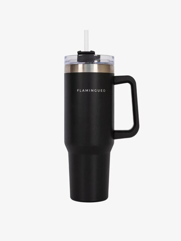 Sticlă apă 'Thermos Bottle' de la Flamingueo pe negru: față