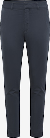 KaffeSlimfit Chino hlače - crna boja: prednji dio