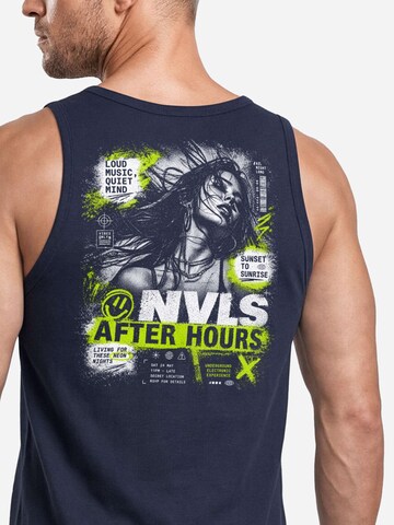 Neverless Shirt 'NVLS After Hours' in Blue