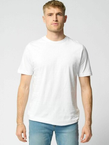 TEESHOPPEN - Regular Fit Camisa ' Basic T ' em branco: frente