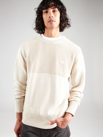 G-STAR Sweater in Beige: front