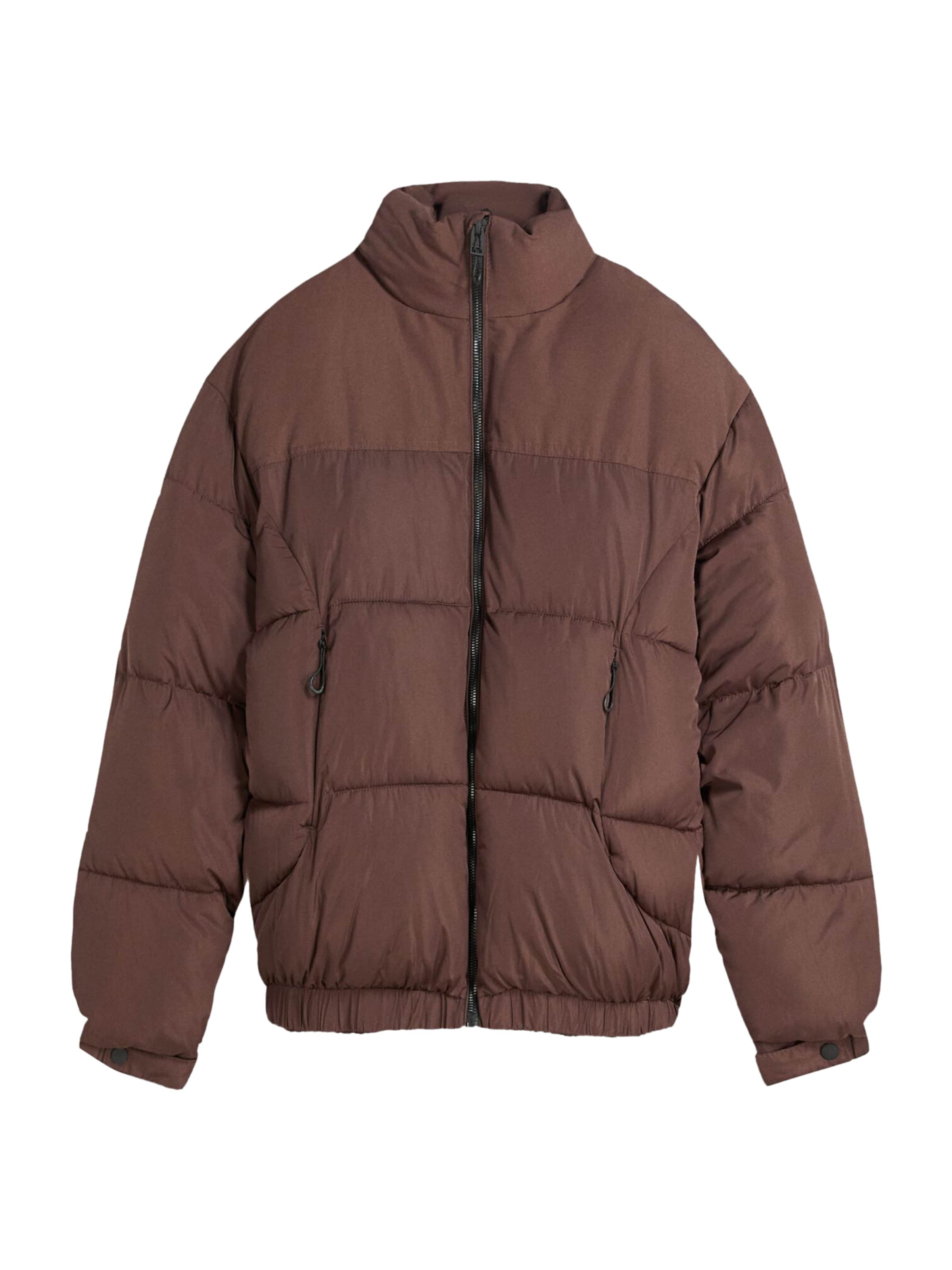 Bershka Talvitakki värissä ruskea: etupuoli