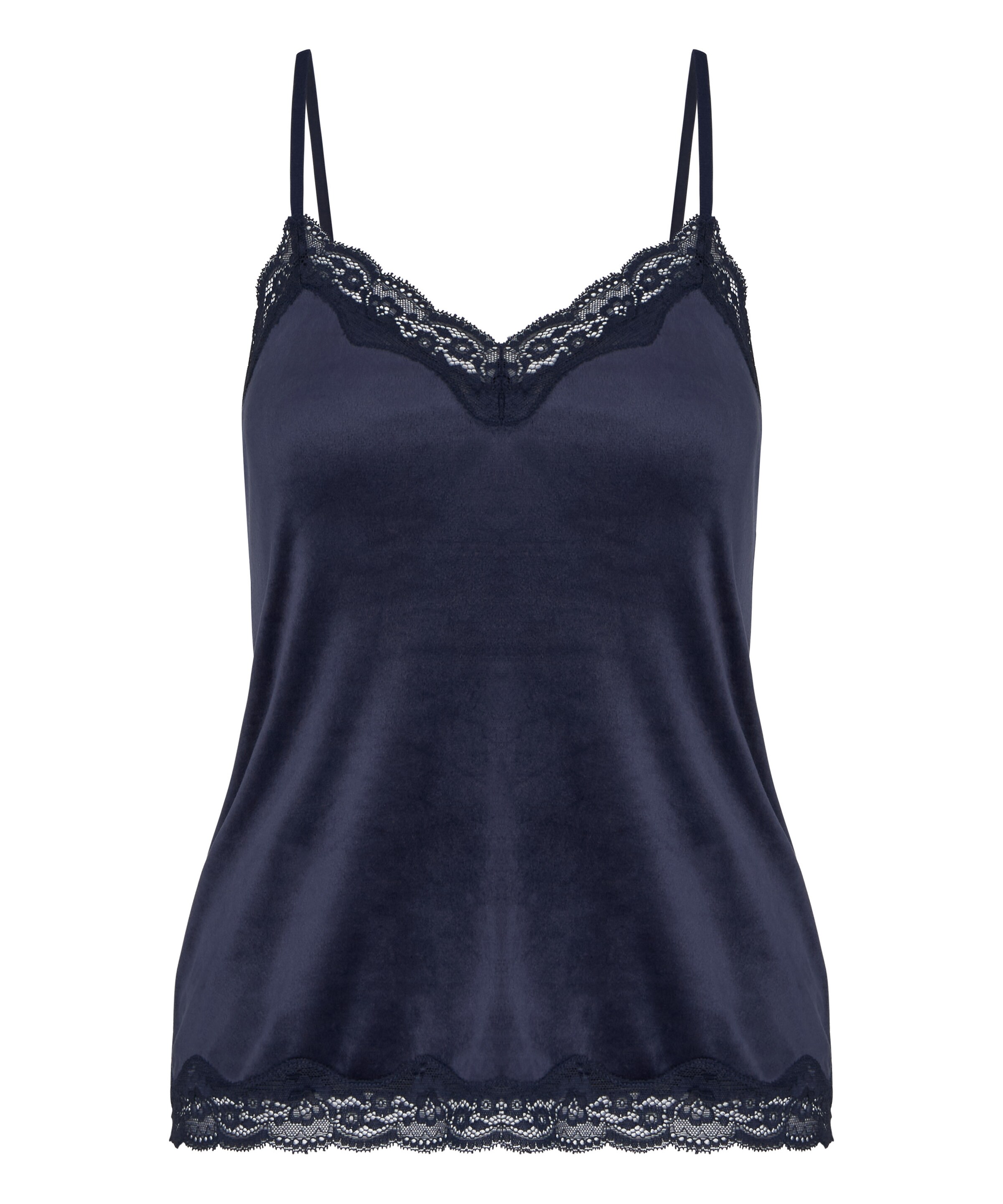 Hunkemöller Shirt body in XS in de kleur Blauw, Productweergave