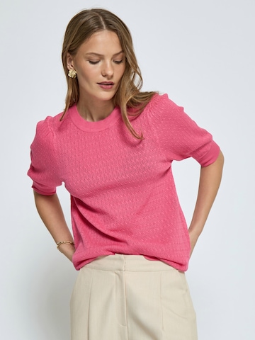Pullover 'Tala' di Peppercorn in rosa: frontale
