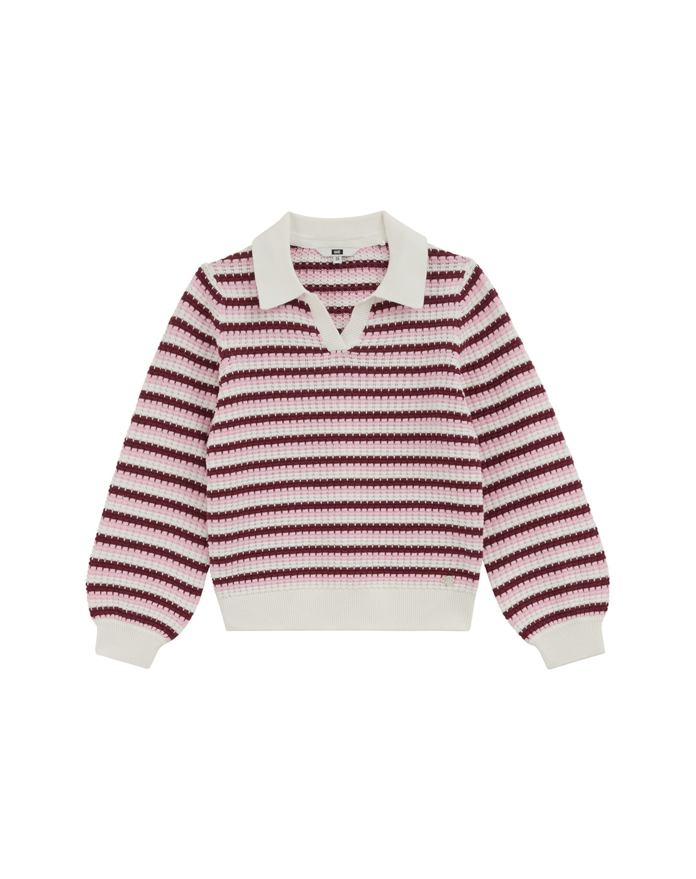 Pull-over WE Fashion en rose : devant