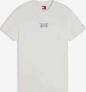 Tricou 'NYC' de la Tommy Jeans pe bej: față