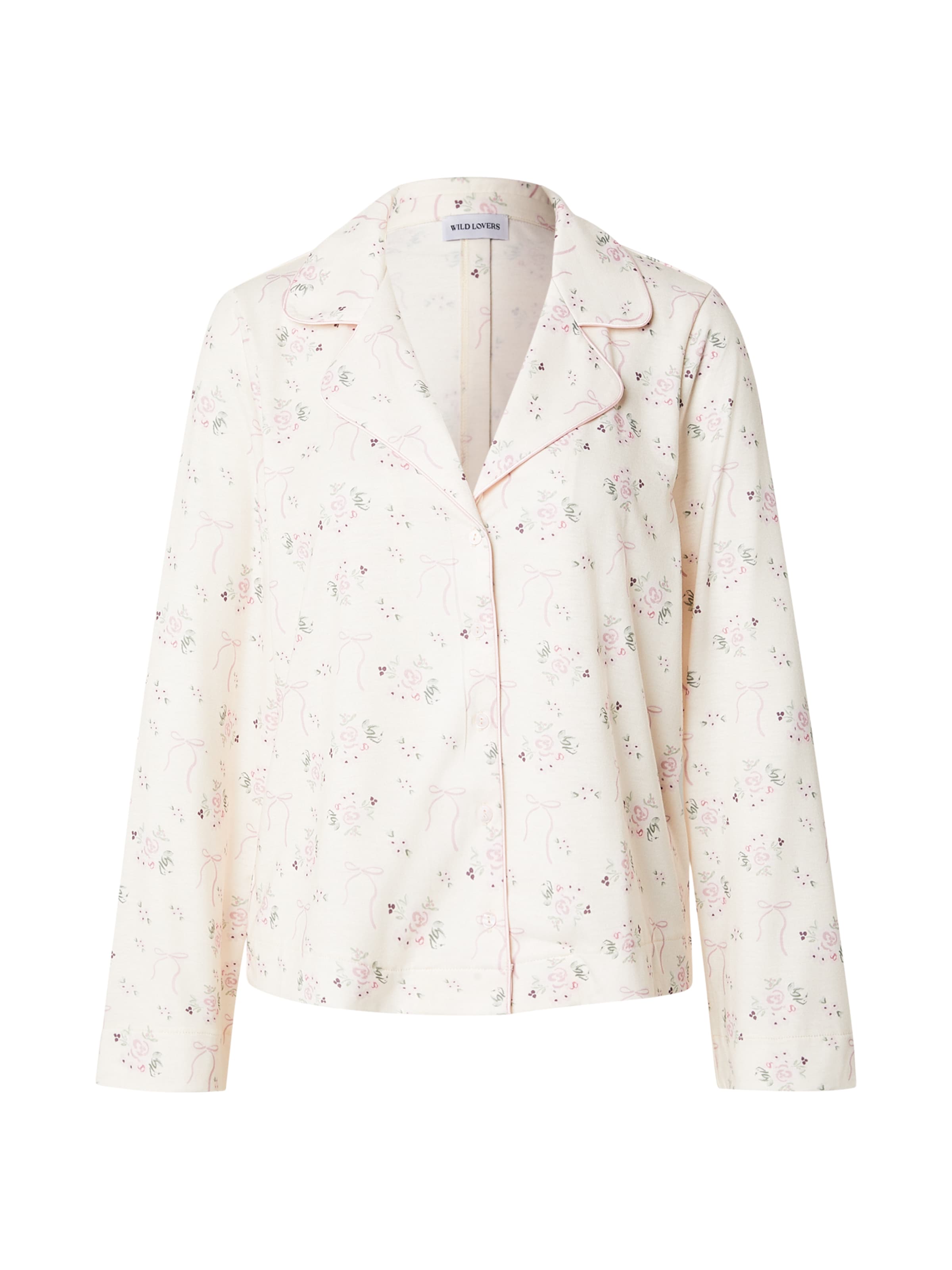 WILD LOVERS Soveskorte 'CELESTE' i hvid: forside