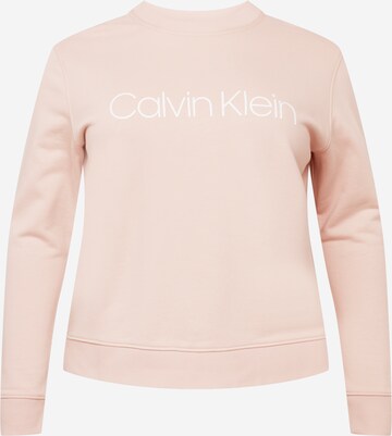 Calvin Klein Curve Mikina - ružová: predná strana