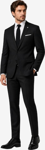 Guild Suit 'Extra Slim fit Business Anzug' in Black: front