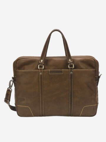 Arthur & Aston - Cartera maletín 'Arthur & Aston Porte Document Homme Chataigne' en marrón: frente