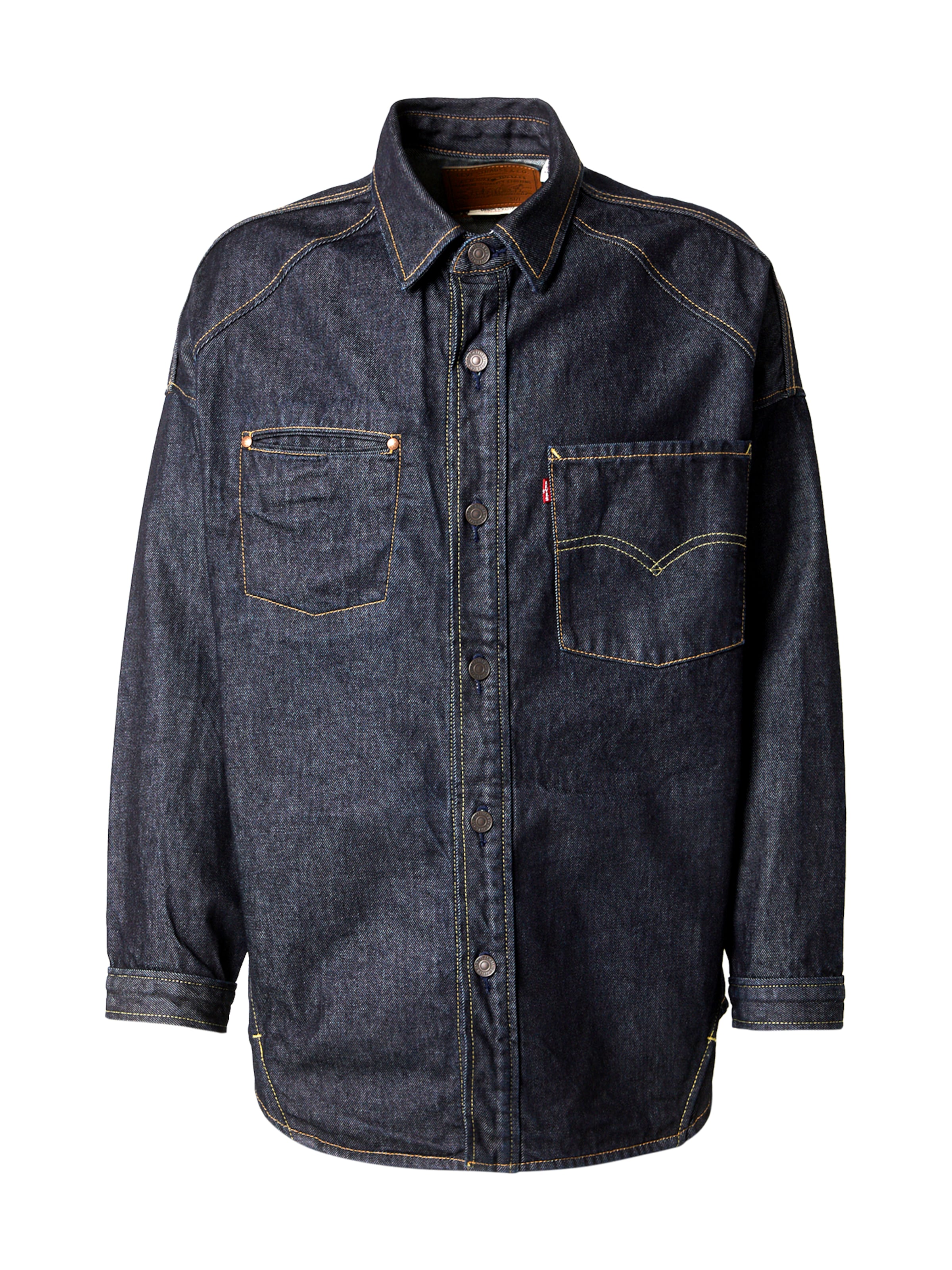 LEVI'S ® Преходно яке 'Twist Shacket' в синьо: отпред