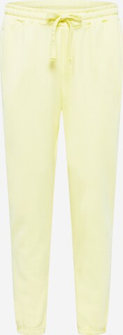 ABOUT YOU x Mero Loose fit Pants 'Code' in Yellow: front