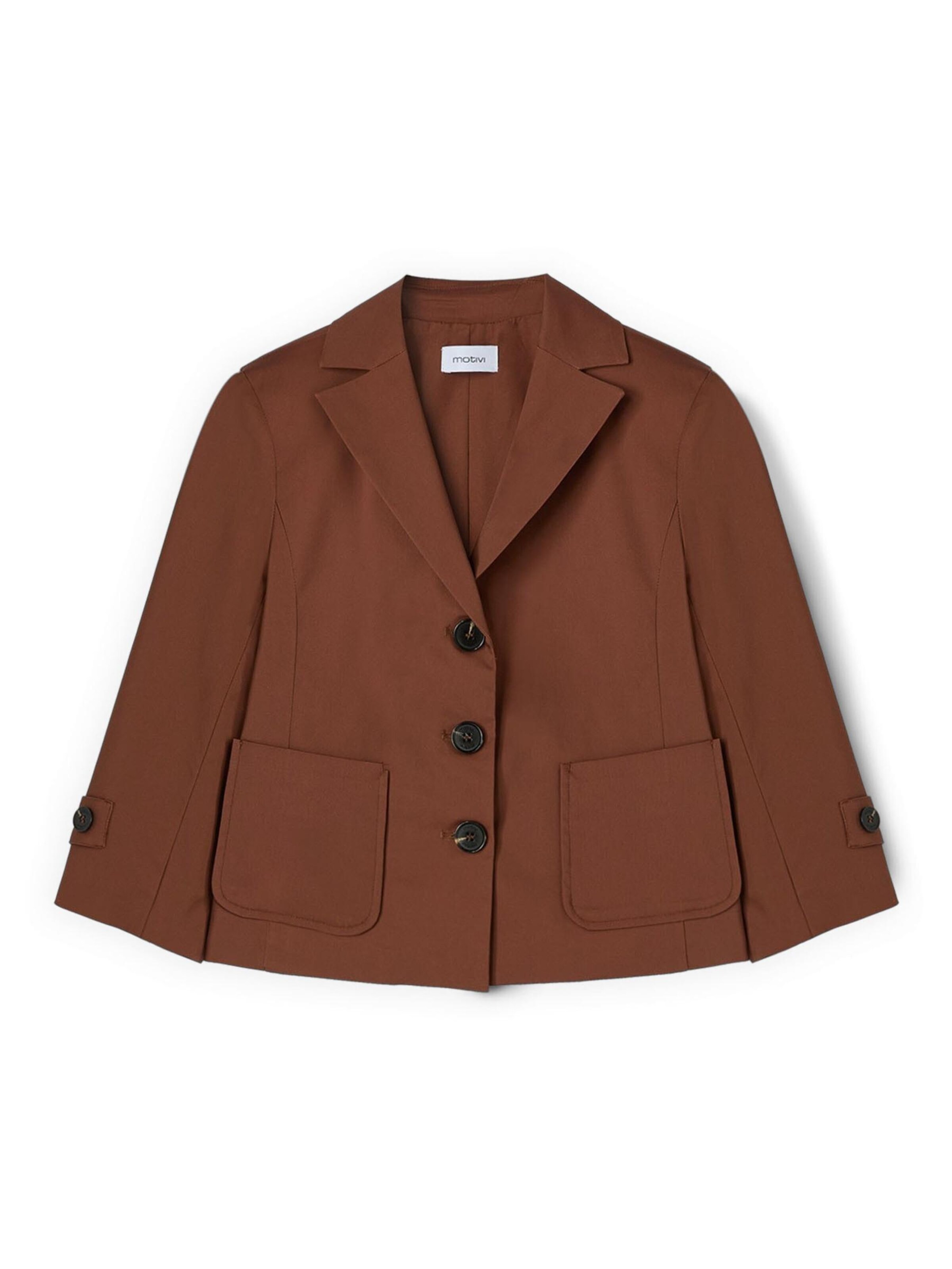 Blazer MOTIVI en marron : devant