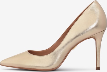 Kazar Pumps in Gold: front