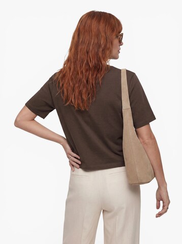 JDY T-Shirt 'JDYREX' in Braun